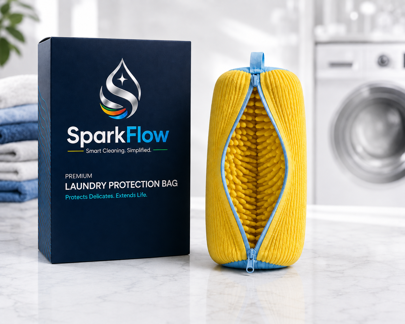 SparkFlow Premium Shoe & Laundry Protection Wash Bag