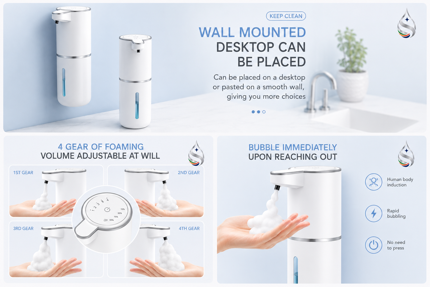 SparkFlow Automatic Soap Dispenser